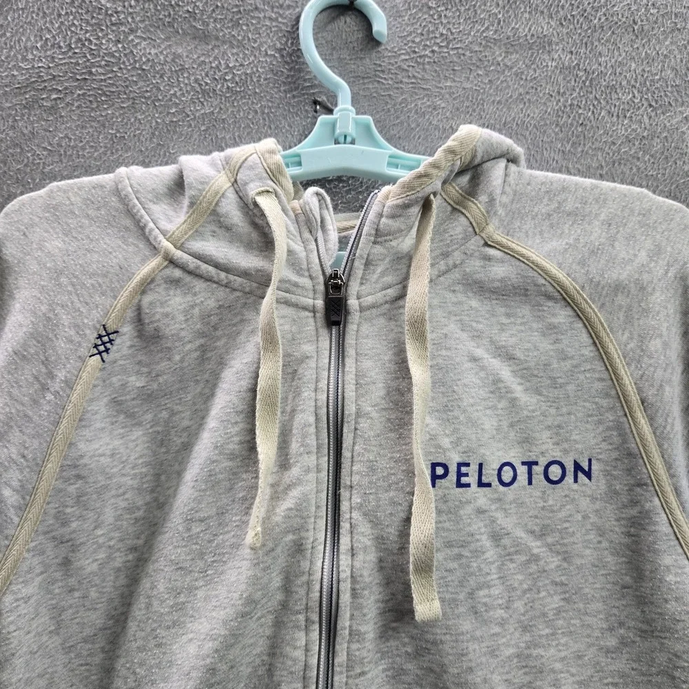 Rhone‎ X Peloton Men Hoodie XL Gray Logo Embroidery Graphic Print